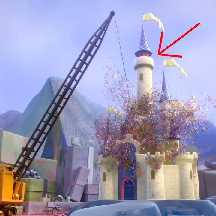 Sleeping Beauty's Castle in 'Inside Out'