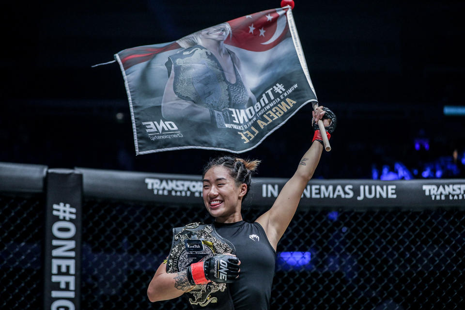 ONE Championship women's atomweight champion Angela Lee. (PHOTO: ONE Championship)