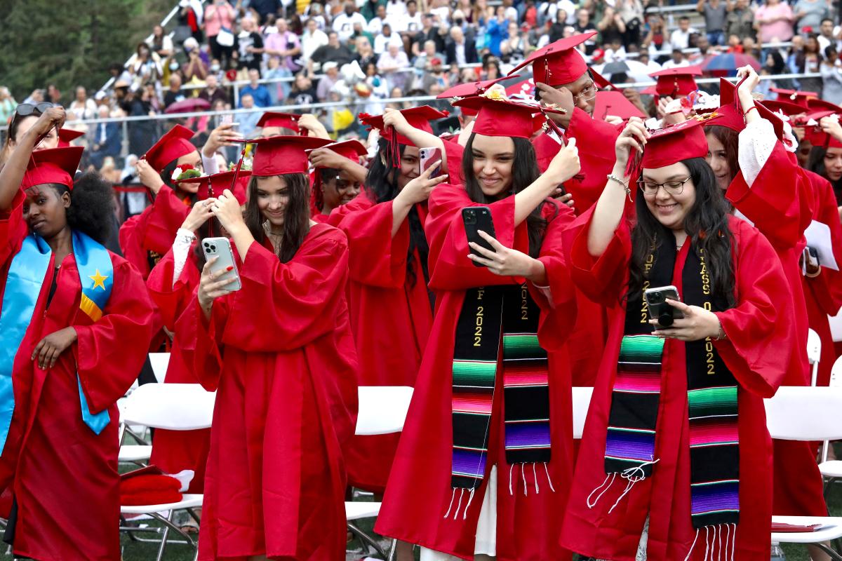 Rockford East High School Class of 2022 graduation ceremony