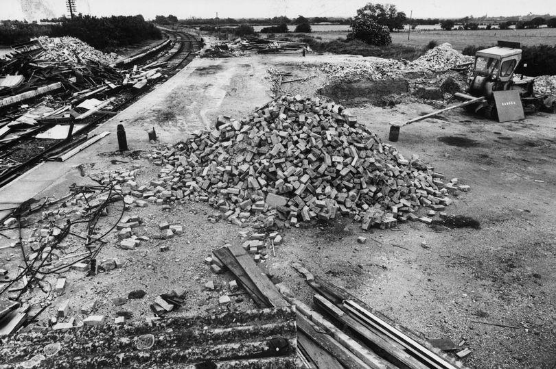 Site of the St Ives railway station in Cambridgeshire