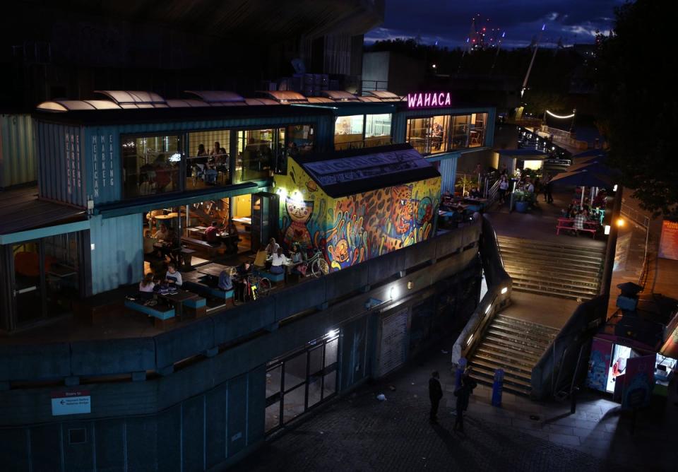 Wahaca restaurant in South Bank, central London (PA)