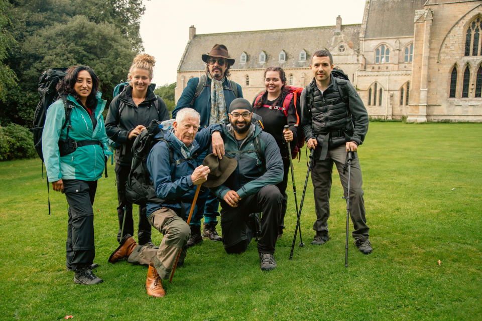 Picture shows: Shazia Mirza, Louisa Clein, Nick Hewer, Laurence Llewelyn-Bowen, Monty Panesar, Scarlett Moffatt, Will Bayley ,Shazia Mirza, Louisa Clein, Nick Hewer, Laurence Llewelyn-Bowen, Monty Panesar, Scarlett Moffatt, Will Bayley,15-04-2022,15