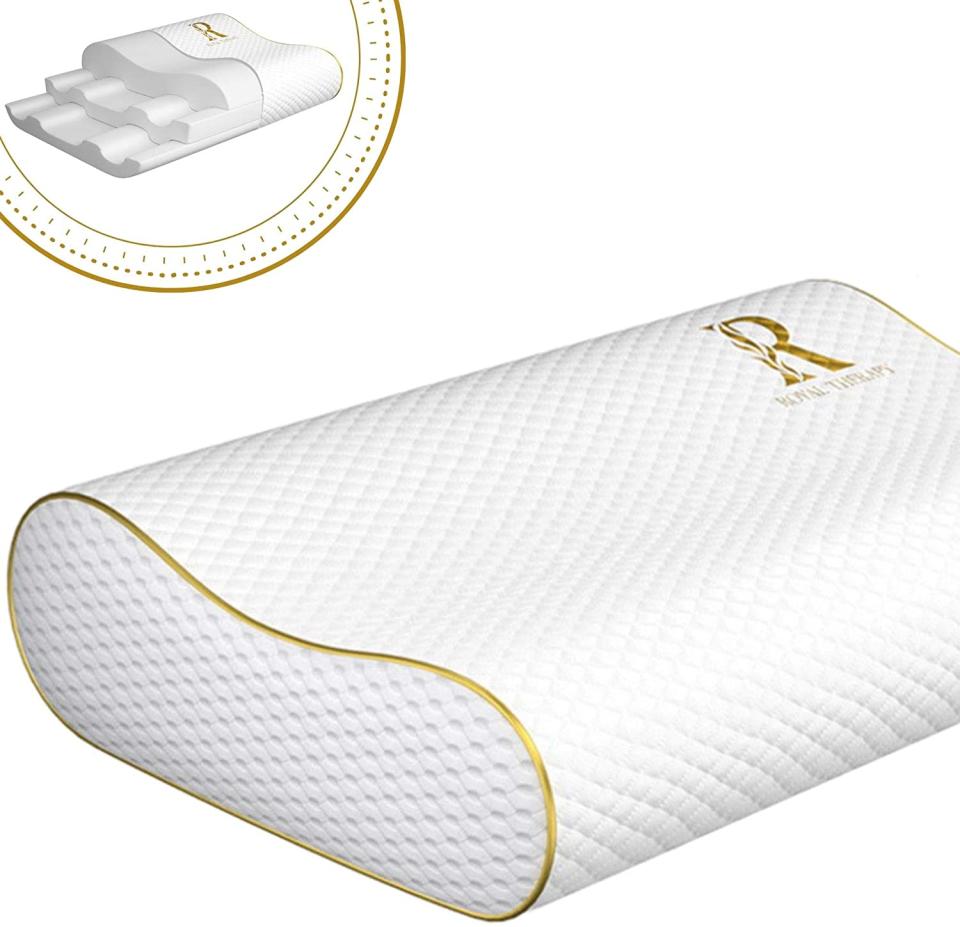 royal therapy queen memory foam pillow