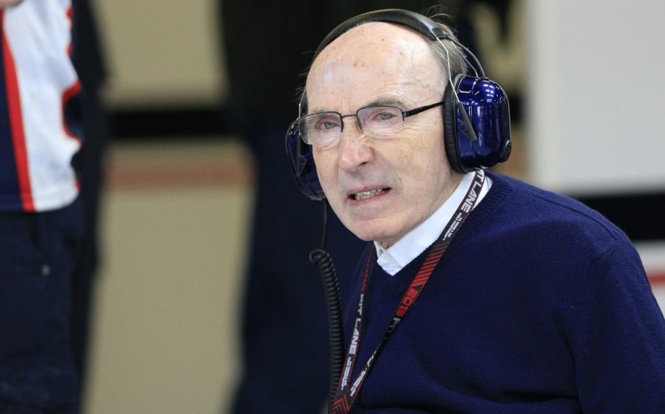 Sir Frank Williams dies aged 79: Tributes paid to founder of Williams Racing - AFP