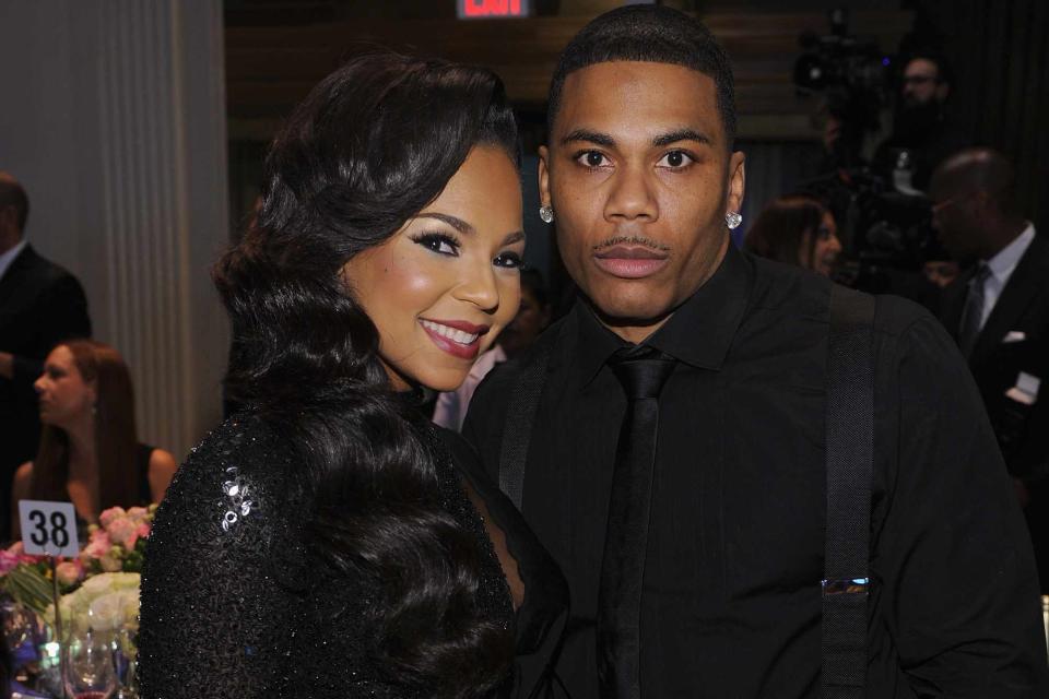 Dimitrios Kambouris/WireImage Ashanti and Nelly