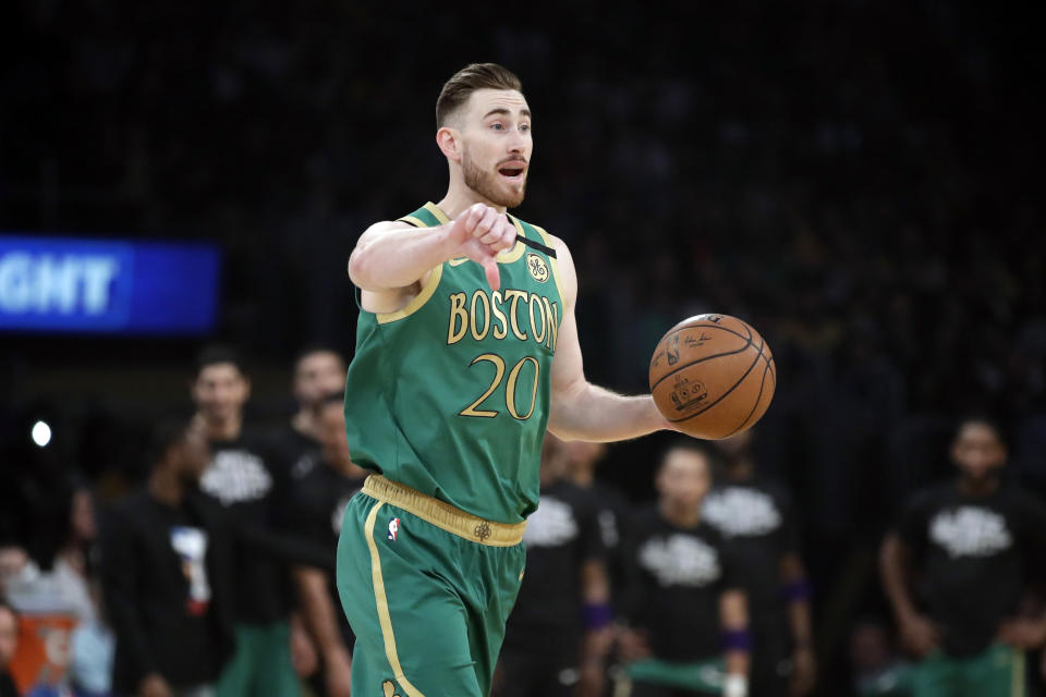 Gordon Hayward。（AP Photo/Marcio Jose Sanchez）