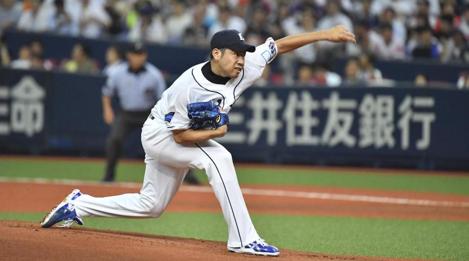 Japanese pitcher Yusei Kikuchi has a lot of big-league potential. (SI)