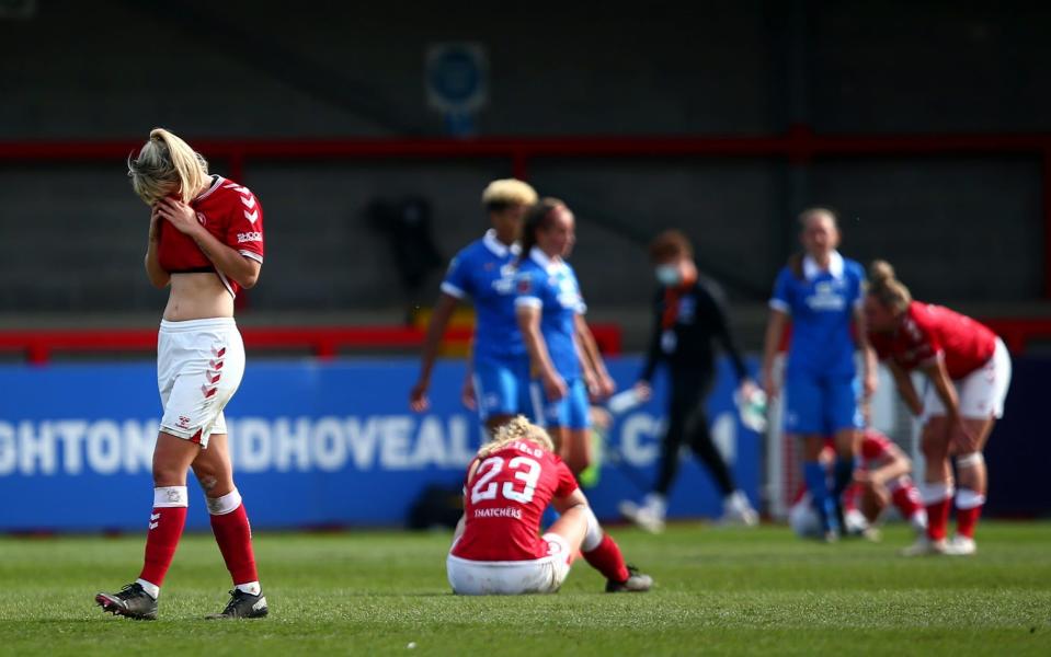 Bristol City have been relegated after four seasons in the top flight - Getty Images