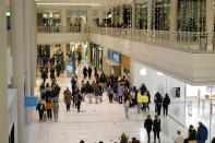 People shop at Mall of America for Black Friday deals, Friday, Nov. 24, 2023, in Bloomington, Minn. (AP Photo/Abbie Parr)