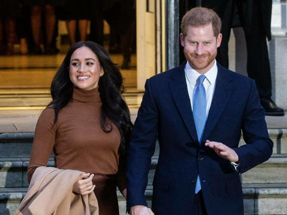 Harry und Meghan während eines Auftritts in London zu Beginn des Jahres (Bild: imago images/i Images)