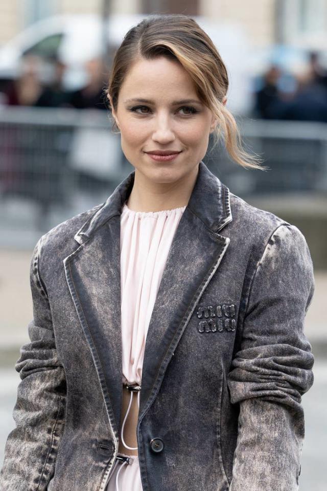 Dianna Agron In A Red Coat - Films Jackets