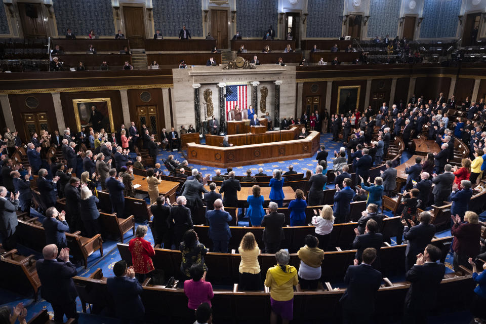 President Biden delivers the State of the Union address before Congress.