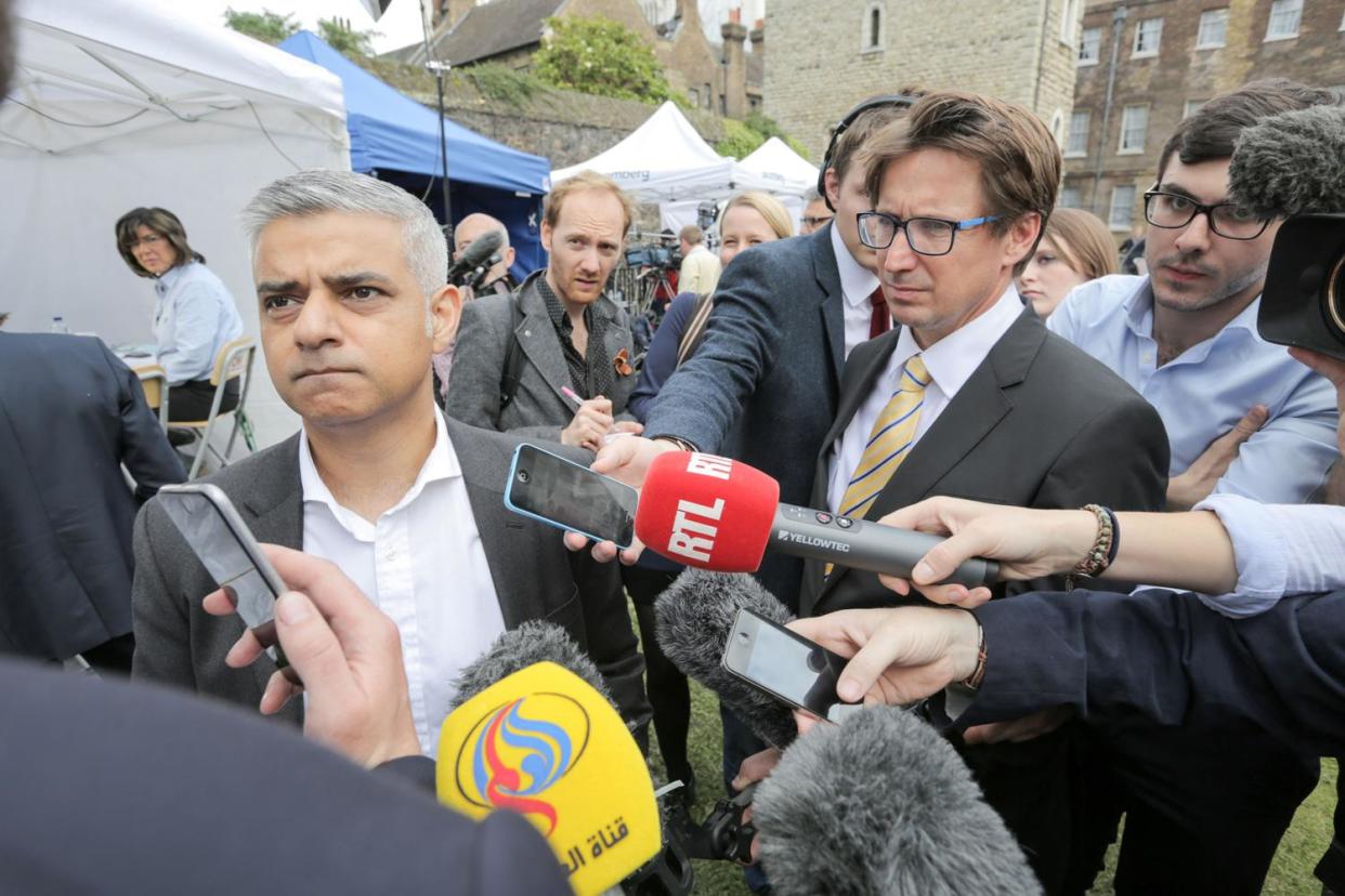 Row: Sadiq Khan: Matt Writle