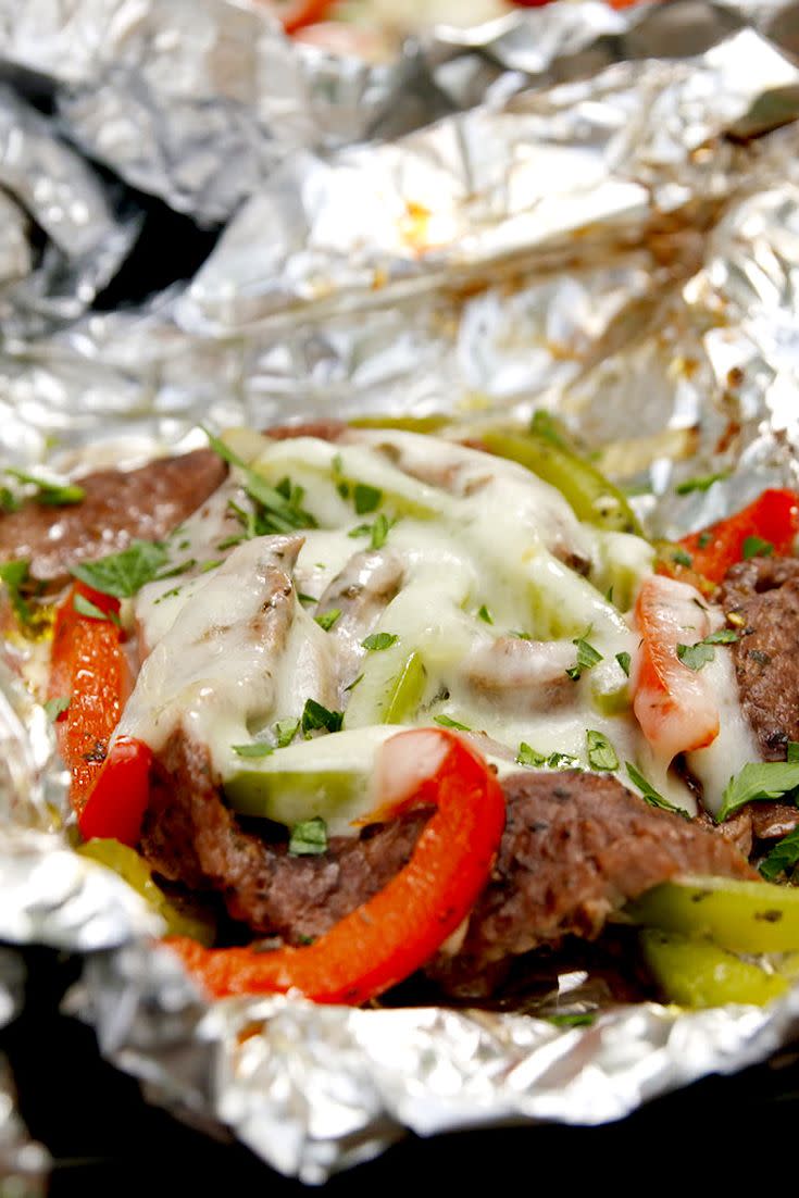 Philly Cheesesteak Foil Packs