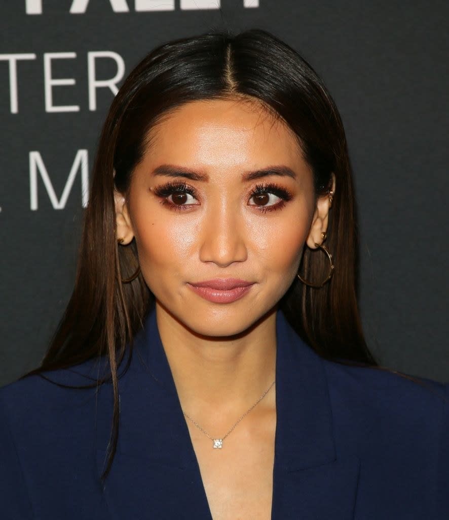 A closeup of Brenda Song