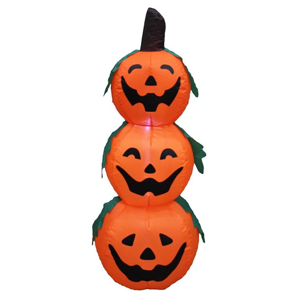 9) 4-Foot Halloween Jack-O'-Lantern Inflatable