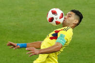 <p>Colombia’s Radamel Falcao in action. REUTERS/Christian Hartmann </p>