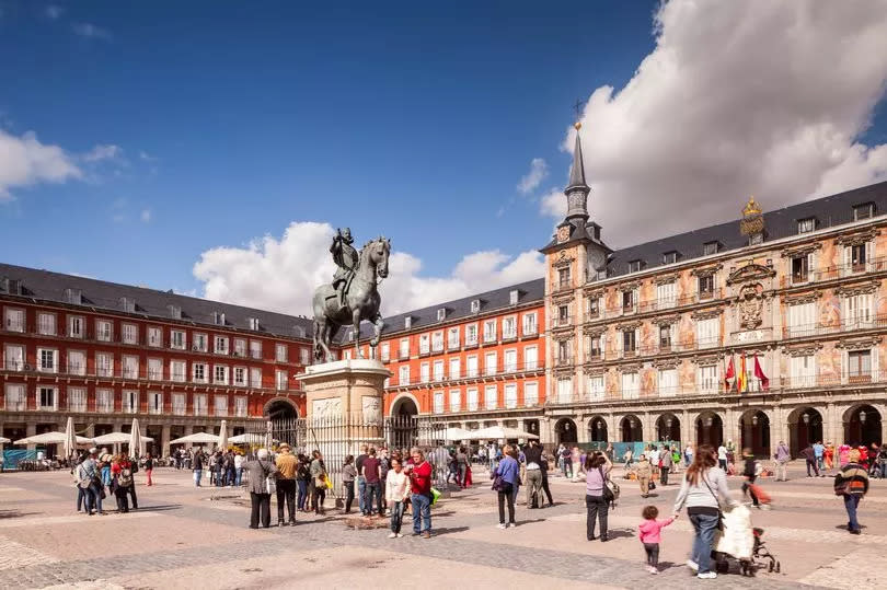 Considered the heart of the city, Plaza Mayor dates from the reign of Philip III (1598 - 1621).