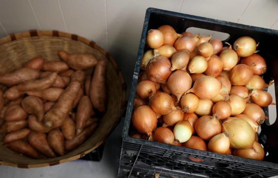 The Chaparral THRIVE Market on the O.D. Wyatt High School campus has fresh vegetables available to students and their families. The grocery store is the fifth one opened through Texas Health Resources’ THRIVE North Texas program and the first in Fort Worth ISD.