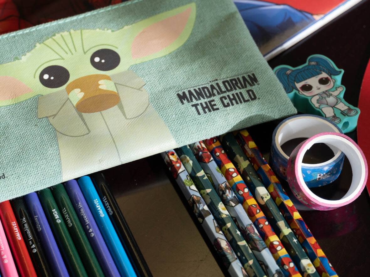Greenre specializes in environmentally conscious stationery products for children. (Jean Delisle/CBC - image credit)