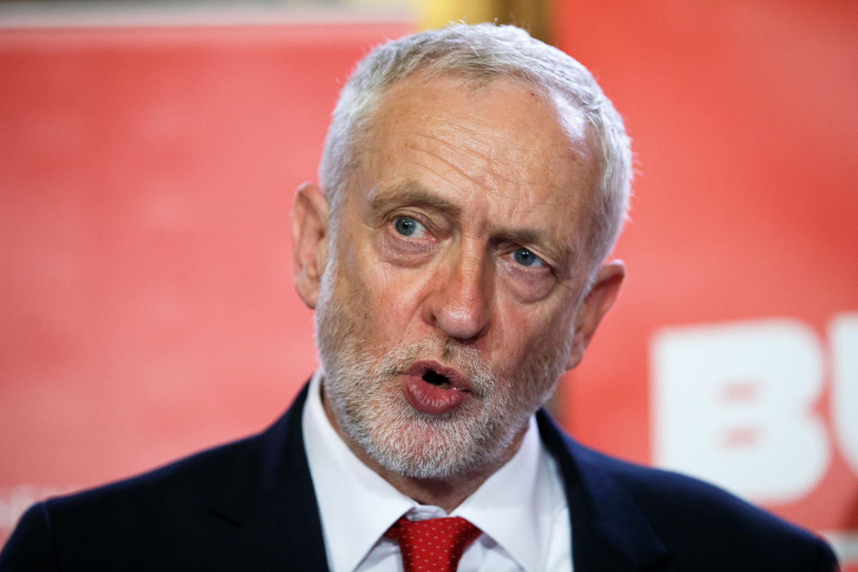 Labour leader Jeremy Corbyn is being hit hard in the opinion polls (Picture: Getty)