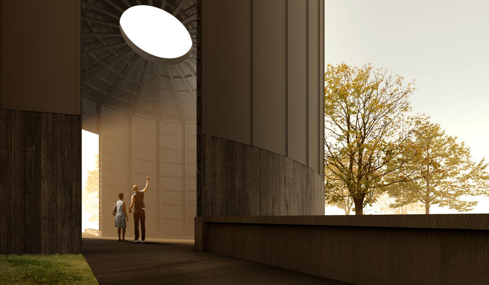 A rendering of Theaster Gates’ Black Chapel, which will open at the Serpentine Gallery this summer. - Credit: Courtesy Photo