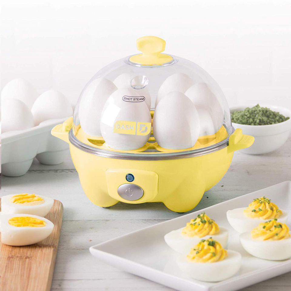 Dash Deluxe Rapid 6 Egg Cooker in Yellow (Photo: Amazon)