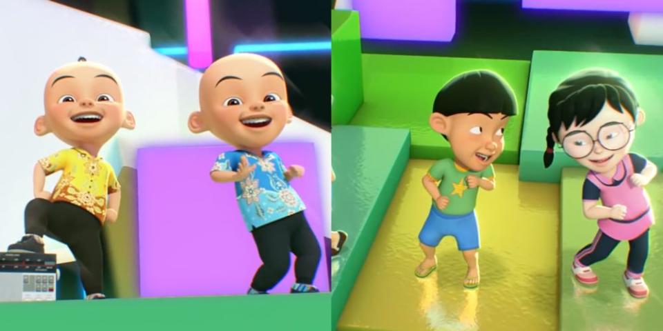 ‘Goyang Upin Ipin’ has received mixed reactions online with some saying that kids shouldn’t be copying the dances shown in the music video. — YouTube screengrab