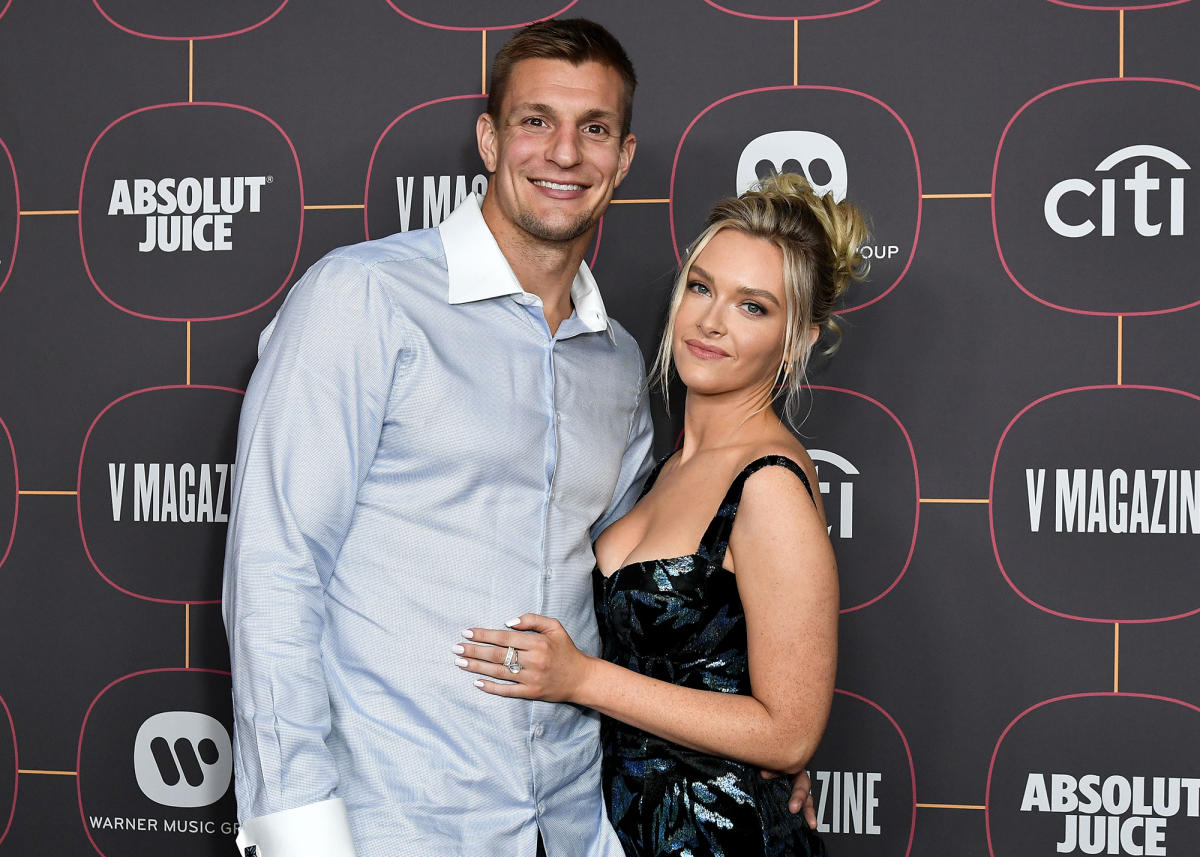 Camille Kostek reveals Rob Gronkowski moment that left her 'trying not to  cry' and set their long-lasting relationship