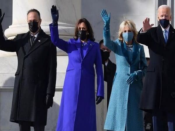 President Biden's inaugural ceremony (Image Source: Instagram)