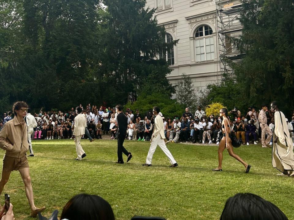 Rhude’s show at paris fashion week hosted at Musée Nissim de Camondo