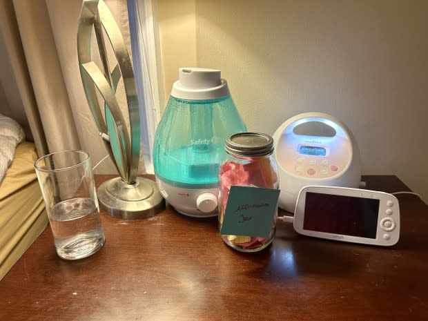 Affirmation jar on my nightstand<p>Beth Ann Mayer</p>