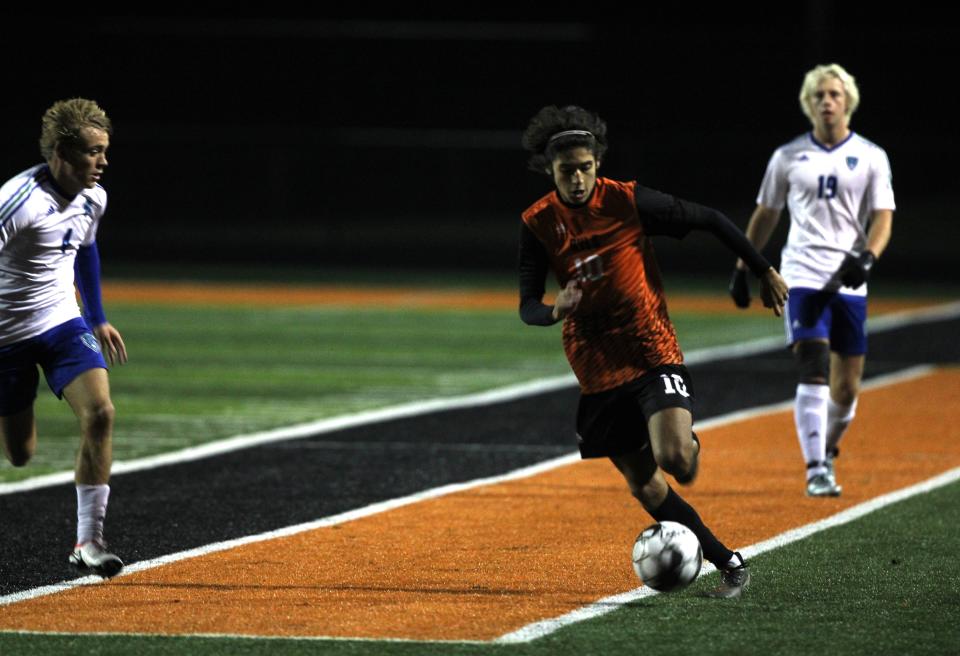 Ryle senior Diego Hoenderkamp is the Enquirer's Northern Kentucky boys soccer player of the year in 2023.