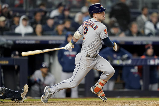 FOX Sports: MLB on X: AMERICAN LEAGUE CHAMPS ⭐️ The @astros sweep the  Yankees to advance to the World Series for the 4th time in 6 years #LevelUp   / X