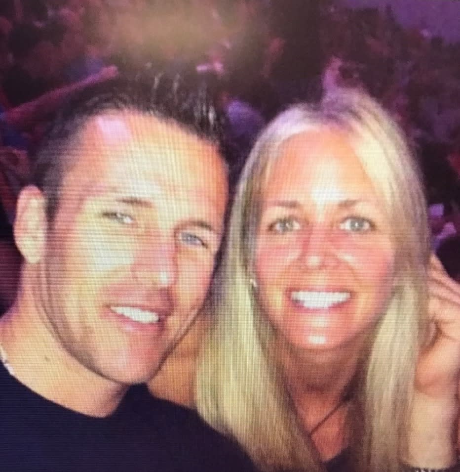 Gretchen Anthony, pictured with her husband who she had separated from, David, remains missing, while David Anthony has been arrested for her murder. Source: Jupiter Police Department/Facebook