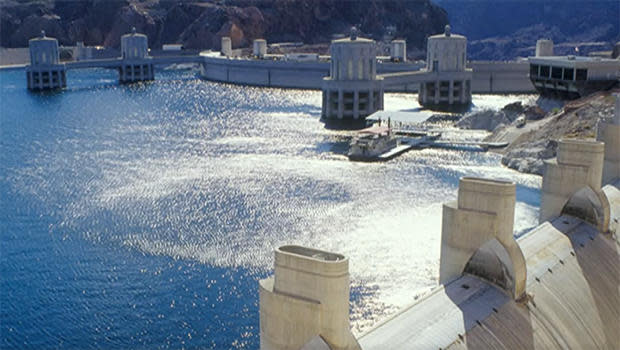 A view of the Hoover Dam in 2000. / Credit: U.S. Bureau of Reclamation