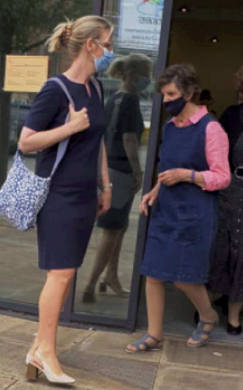 Pauline Haynes (right) appeared at Worcester Magistrates Court. (SWNS)