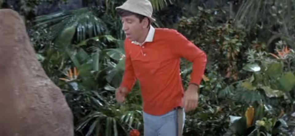 Bob Denver as Gilligan in Gilligan's Island