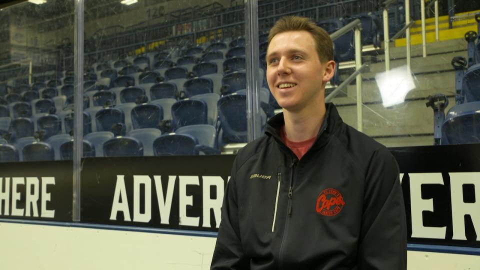 Zac Hawco plays forward for the St. John's Junior Caps and is entering his final season with the team. 