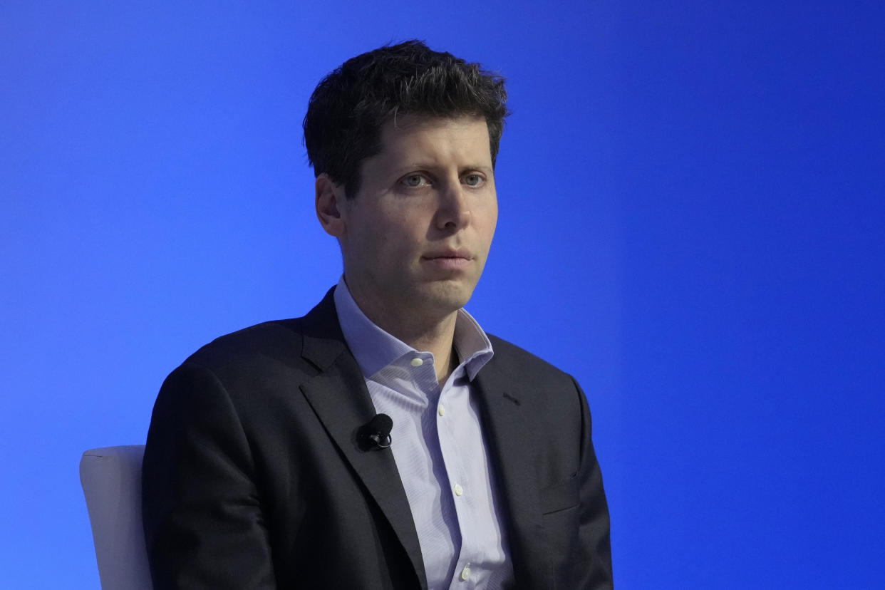 OpenAI CEO Sam Altman participates in a discussion during the Asia-Pacific Economic Cooperation (APEC) CEO Summit.