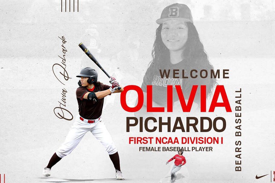 Olivia Pichardo from Brown University Makes History as First Female to Join Division I Baseball Team