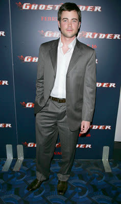 Matthew Long at the New York premiere of Columbia Pictures' Ghost Rider