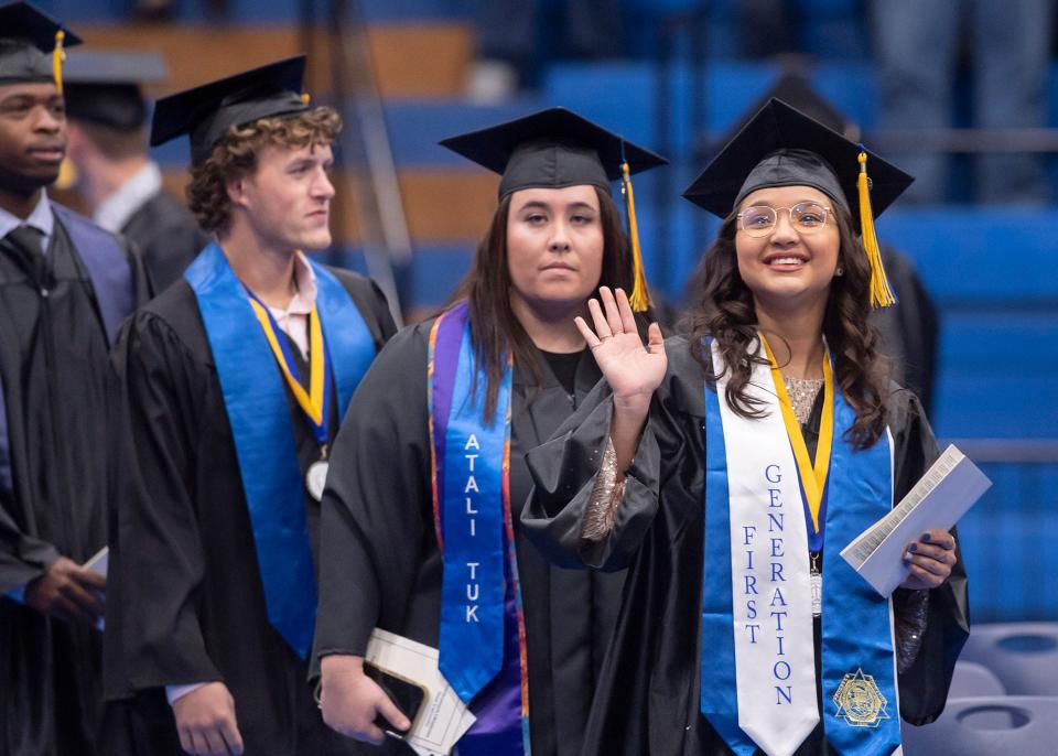 The graduates were all smiles at Southeastern.
