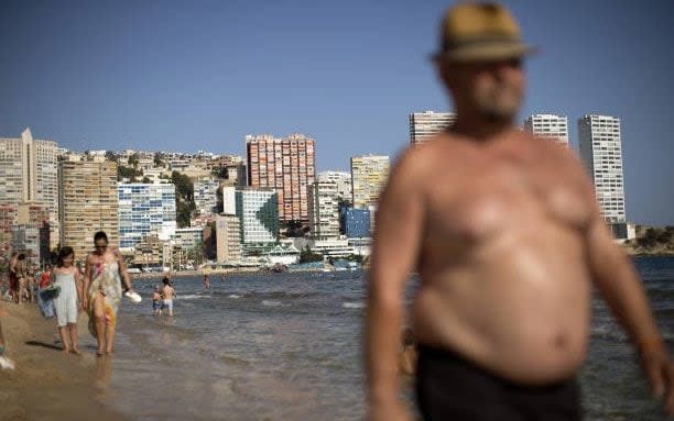 british tourist on beach - Getty Images