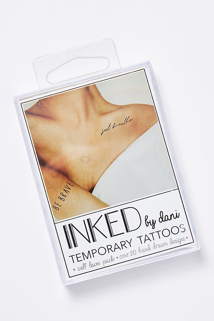 Inspiring Words Temporary Tattoos