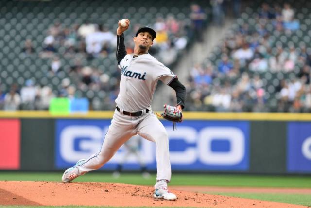 Miami Marlins shut out Oakland Athletics to start series