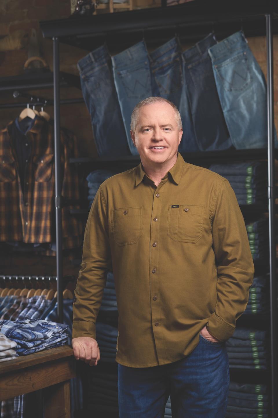 Scott Baxter, ceo of Lee and Wrangler owner Kontoor Brands.