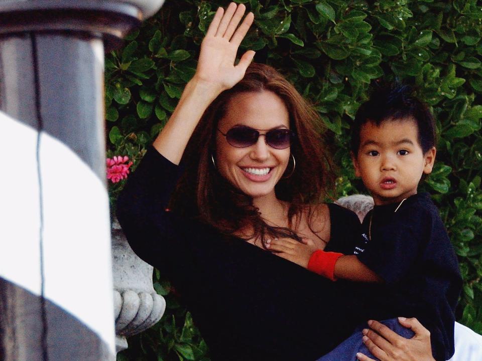 maddox jolie pitt september 2004 61st venice film festival