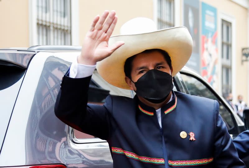 Inauguration Day of President-elect Pedro Castillo in Lima