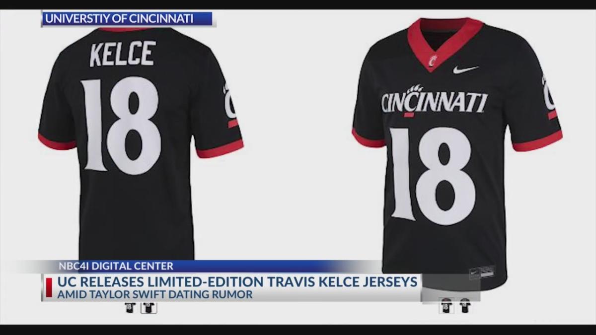 UC releases Travis Kelce jersey amid Taylor Swift dating rumor